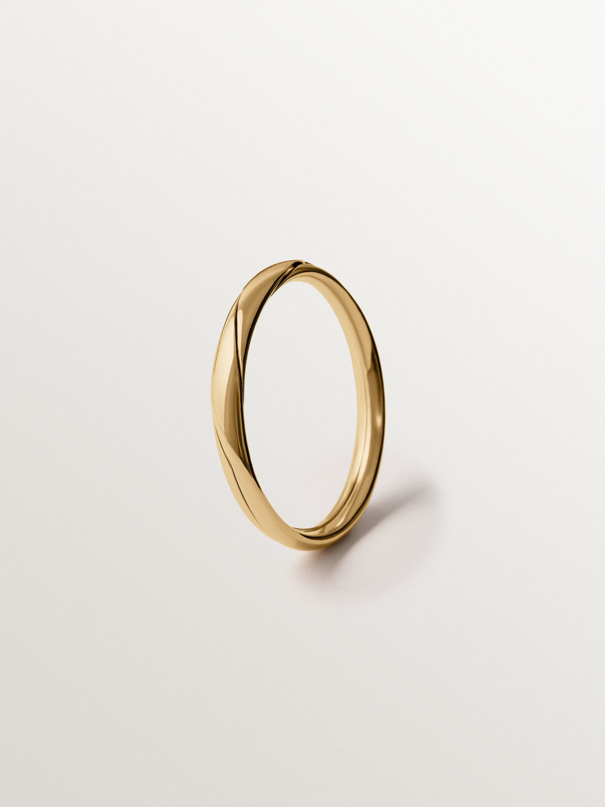 Pulsera gimmel bañada en oro amarillo