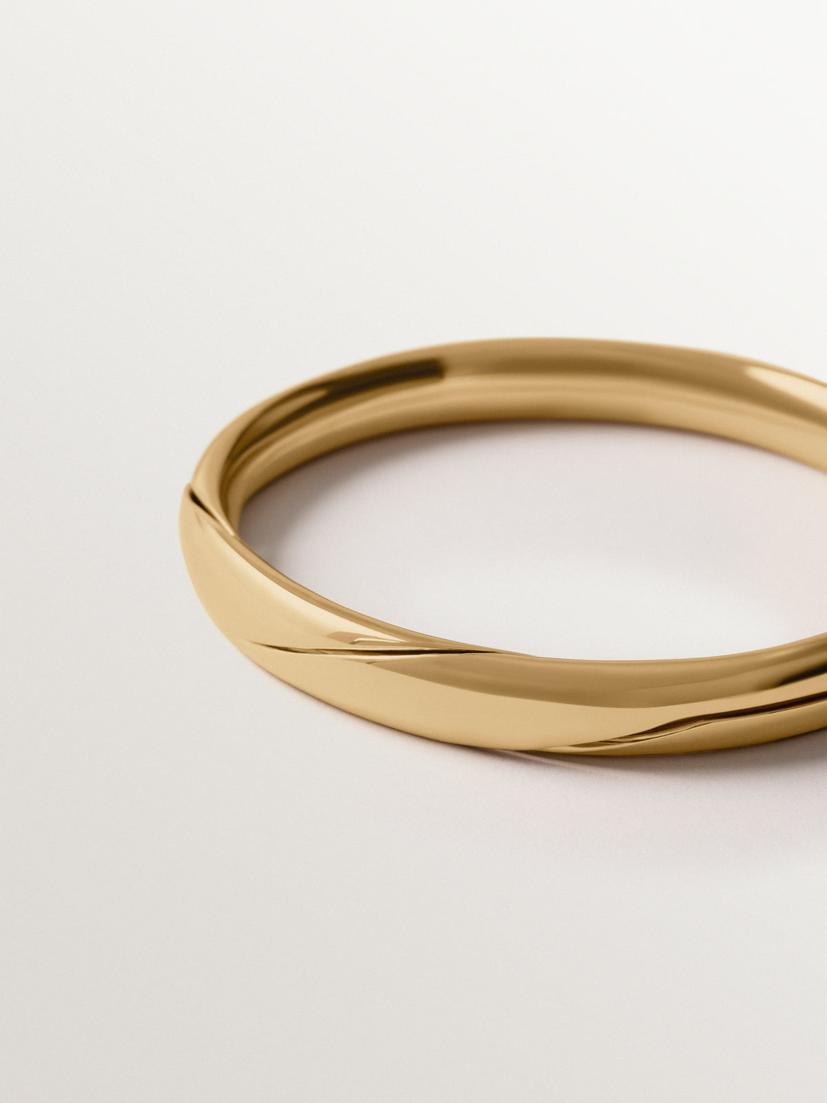 Pulsera gimmel bañada en oro amarillo