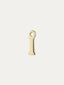 Charm de oro amarillo de 14K con número 1