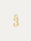 Charm de oro amarillo de 14K con número 3
