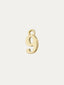 Charm de oro amarillo de 14K con número 9