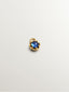 Charm de oro amarillo de 14K con zafiro azul