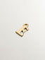 Charm de oro amarillo de 14K con letra E