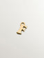 Charm de oro amarillo de 14K con letra F