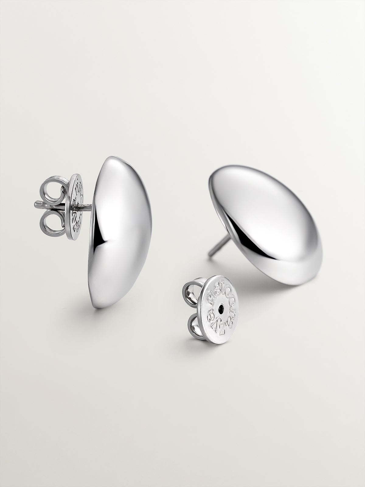 Presión para cierre estilo mariposa de plata 926