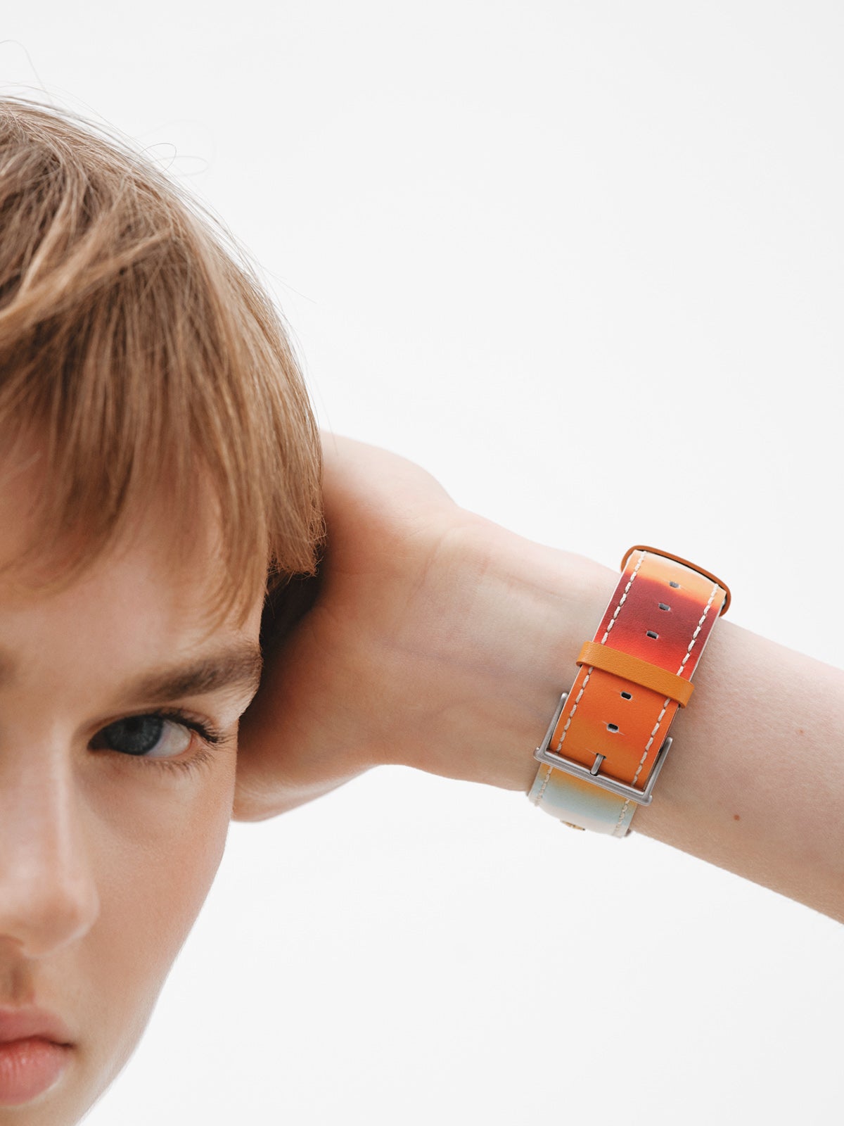 Correa para Apple Watch de cuero multicolor