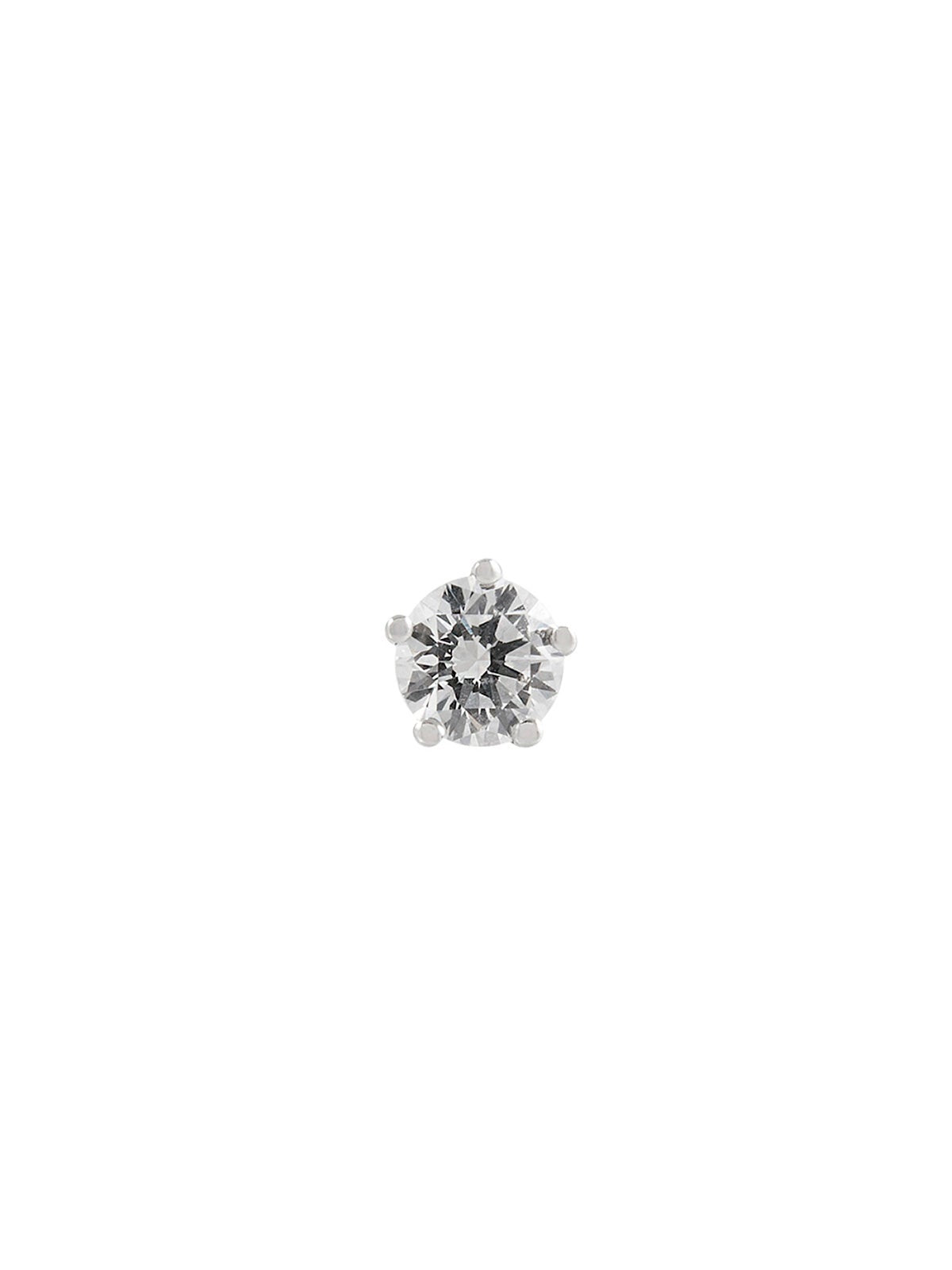 Pendientes de oro blanco de 18K con diamantes blancos