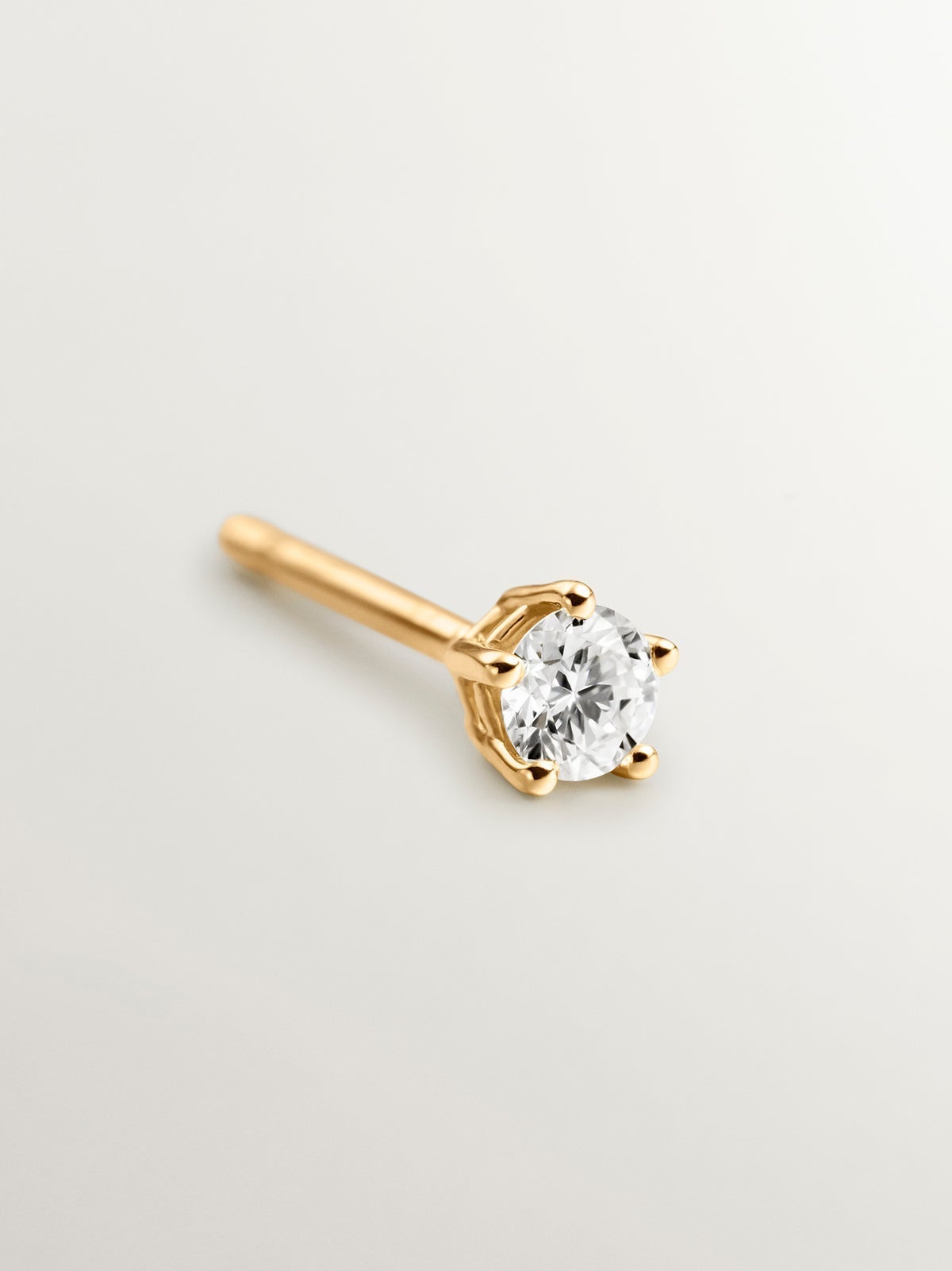 Bague En Or Jaune 18 Carats - Boucle Brillante Taille 15, Idéale Cadeau
