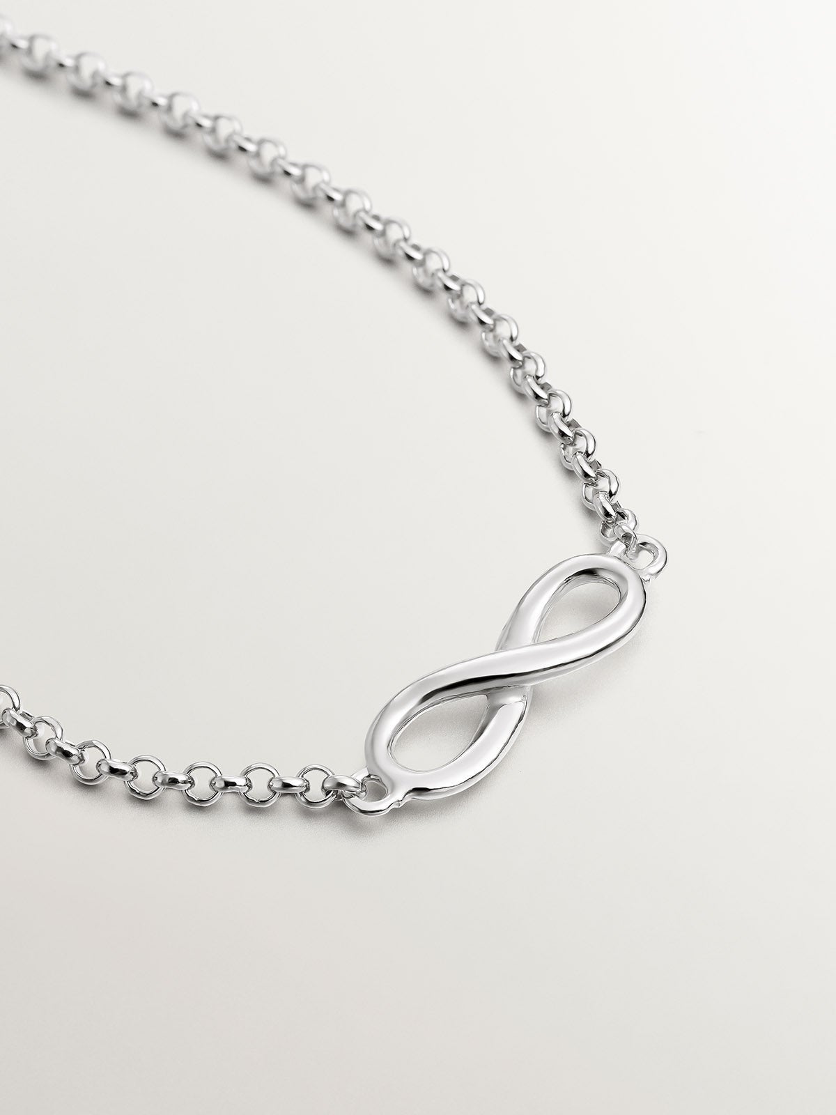 Pulsera de plata 925 con infinito