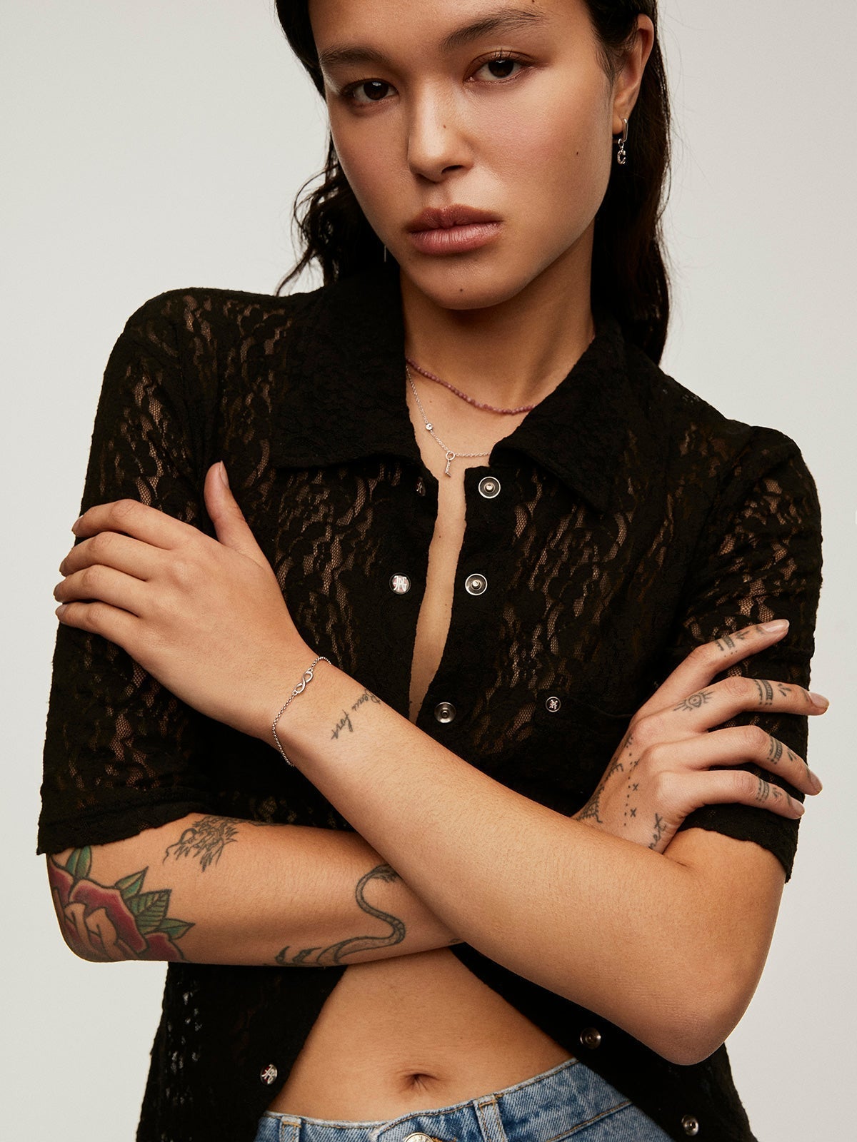 Pulsera de plata 925 con infinito