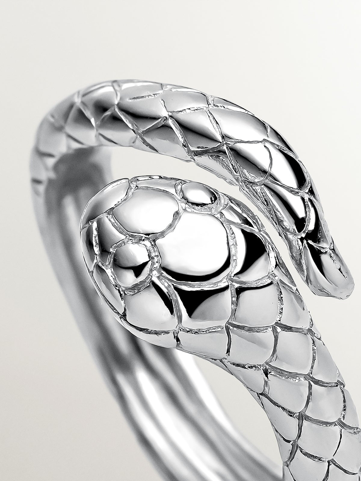 Anillo de plata 925 con forma de serpiente
