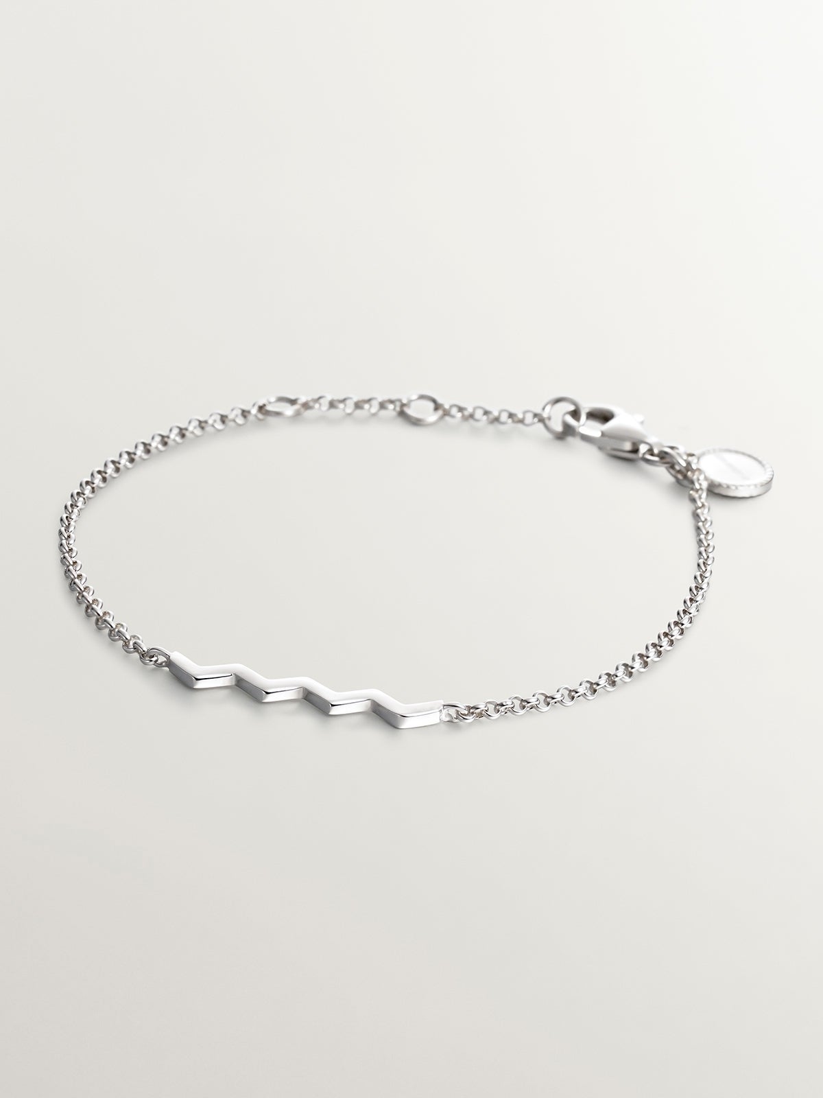 Pulsera de plata 925 con zigzag