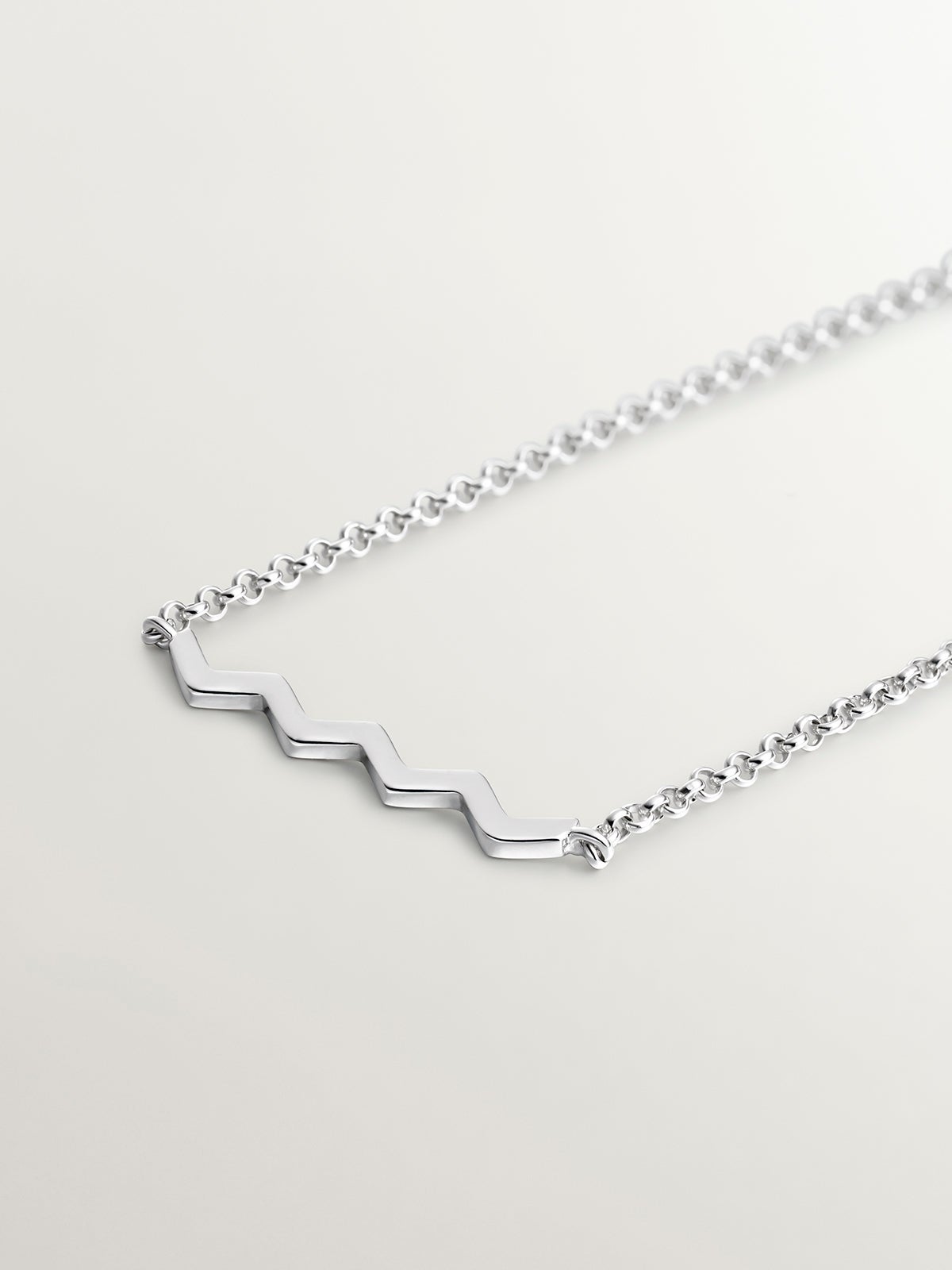 Pulsera de plata 925 con zigzag