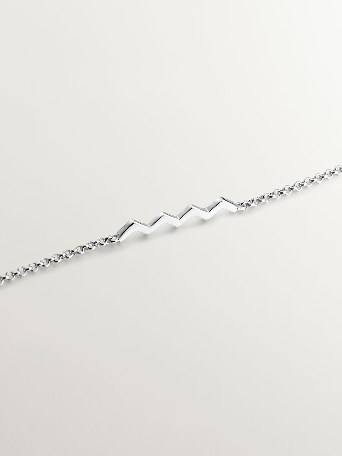 Pulsera de plata 925 con zigzag