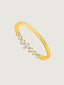 Anillo de oro amarillo de 18K con diamantes