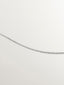 Cadena sencilla ajustable de plata 925