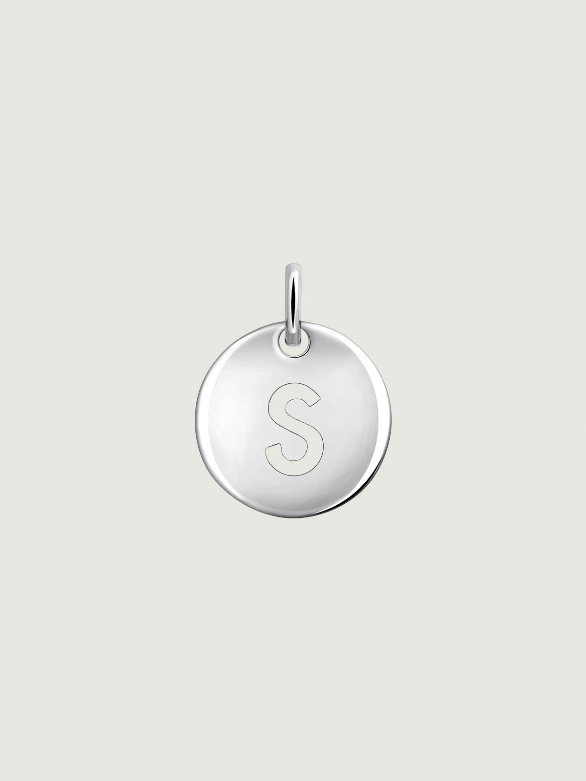 Charm de plata 925 con inicial S
