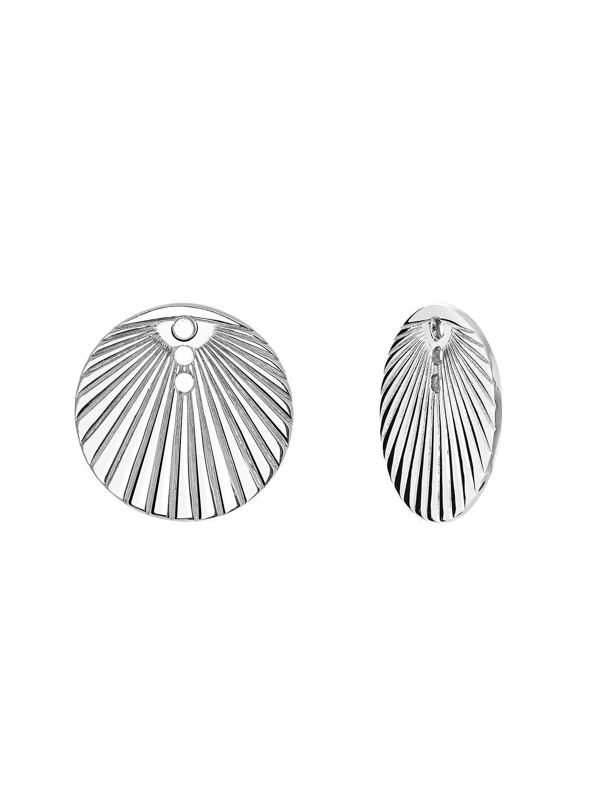 Pendientes de plata 925 con relieve