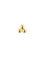 Piercing de oro amarillo de 18K con forma geométrica