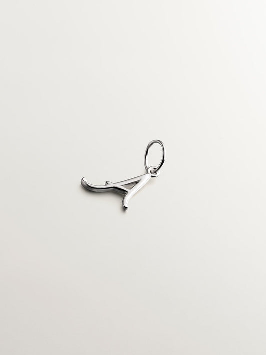 Charm de plata 925 con inicial A