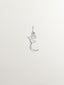 Charm de plata 925 con inicial E