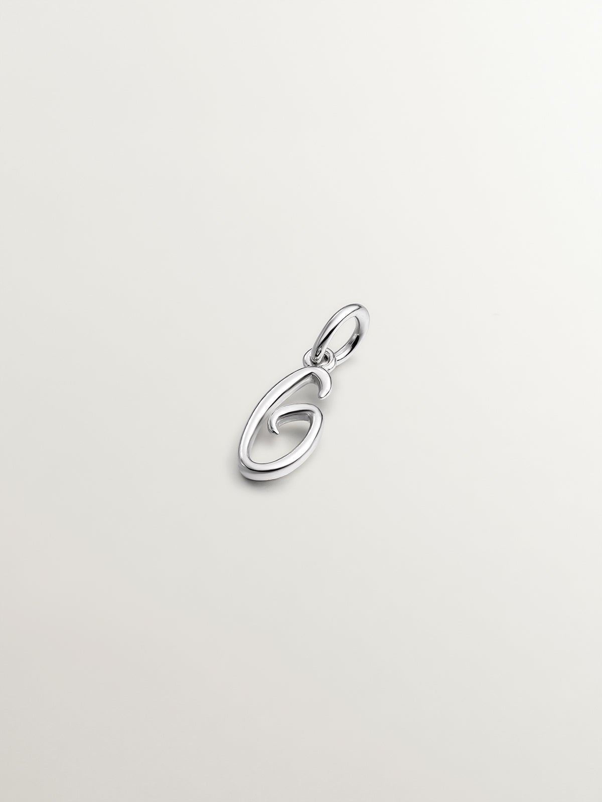 Charm de plata 925 con inicial G