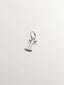Charm de plata 925 con inicial I