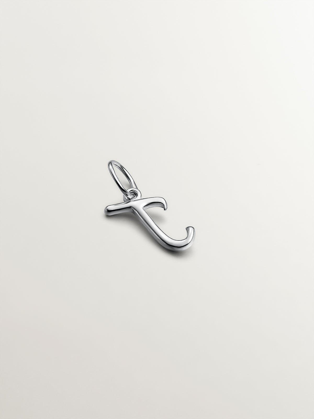 Charm de plata 925 con inicial J