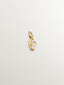 Charm de plata 925 bañada en oro amarillo de 18K con inicial G