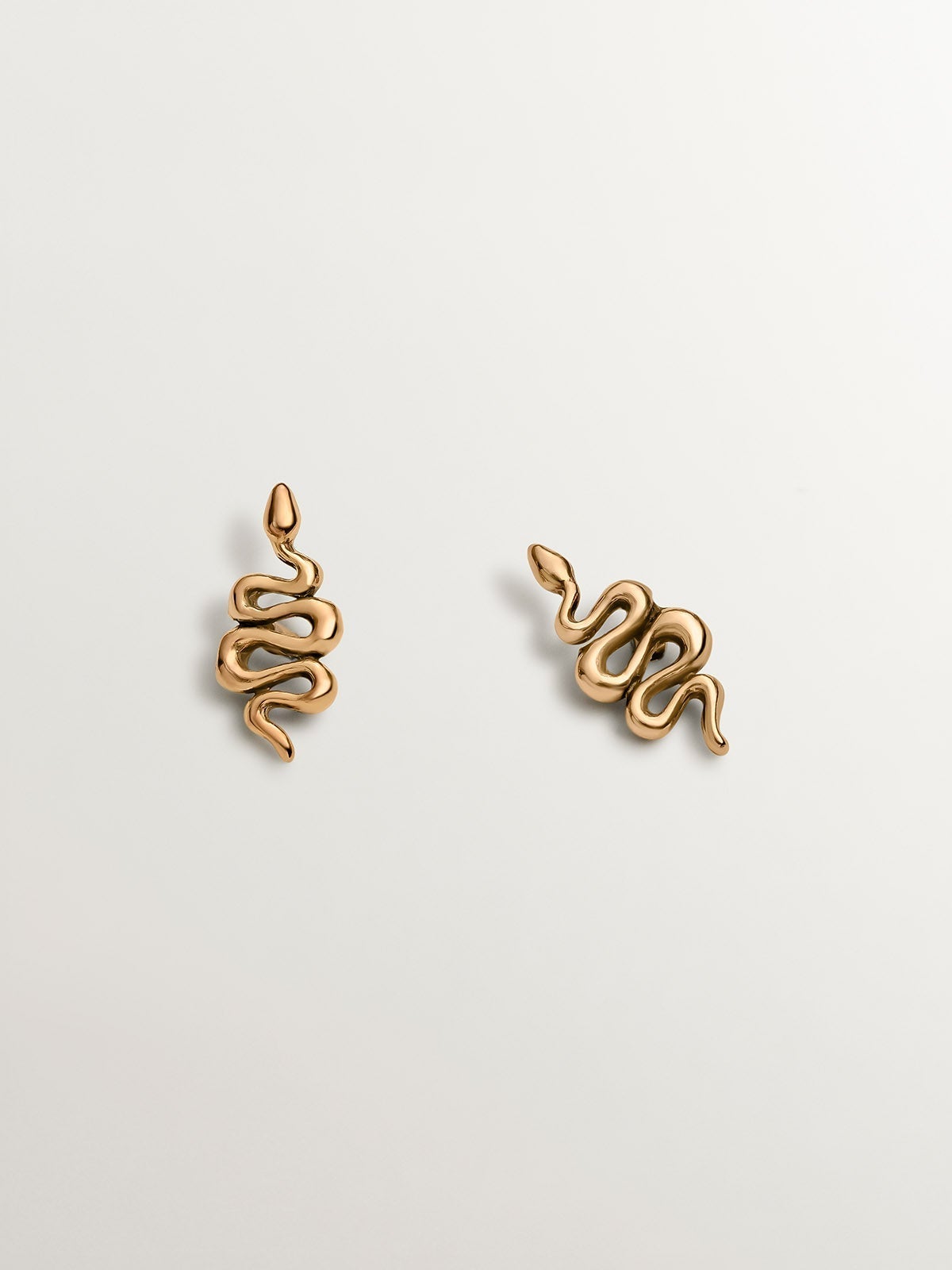 Pendiente de plata 925 bañada en oro amarillo de 18K