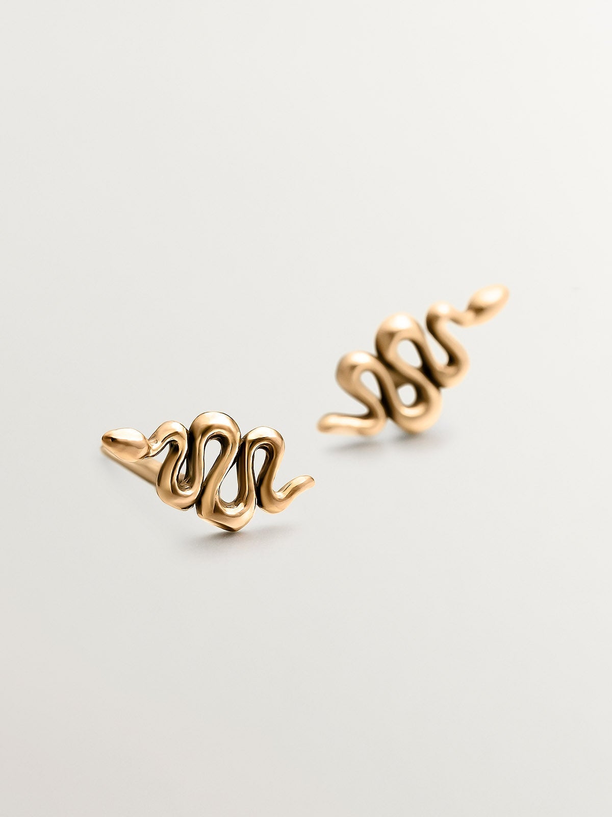 Pendiente de plata 925 bañada en oro amarillo de 18K