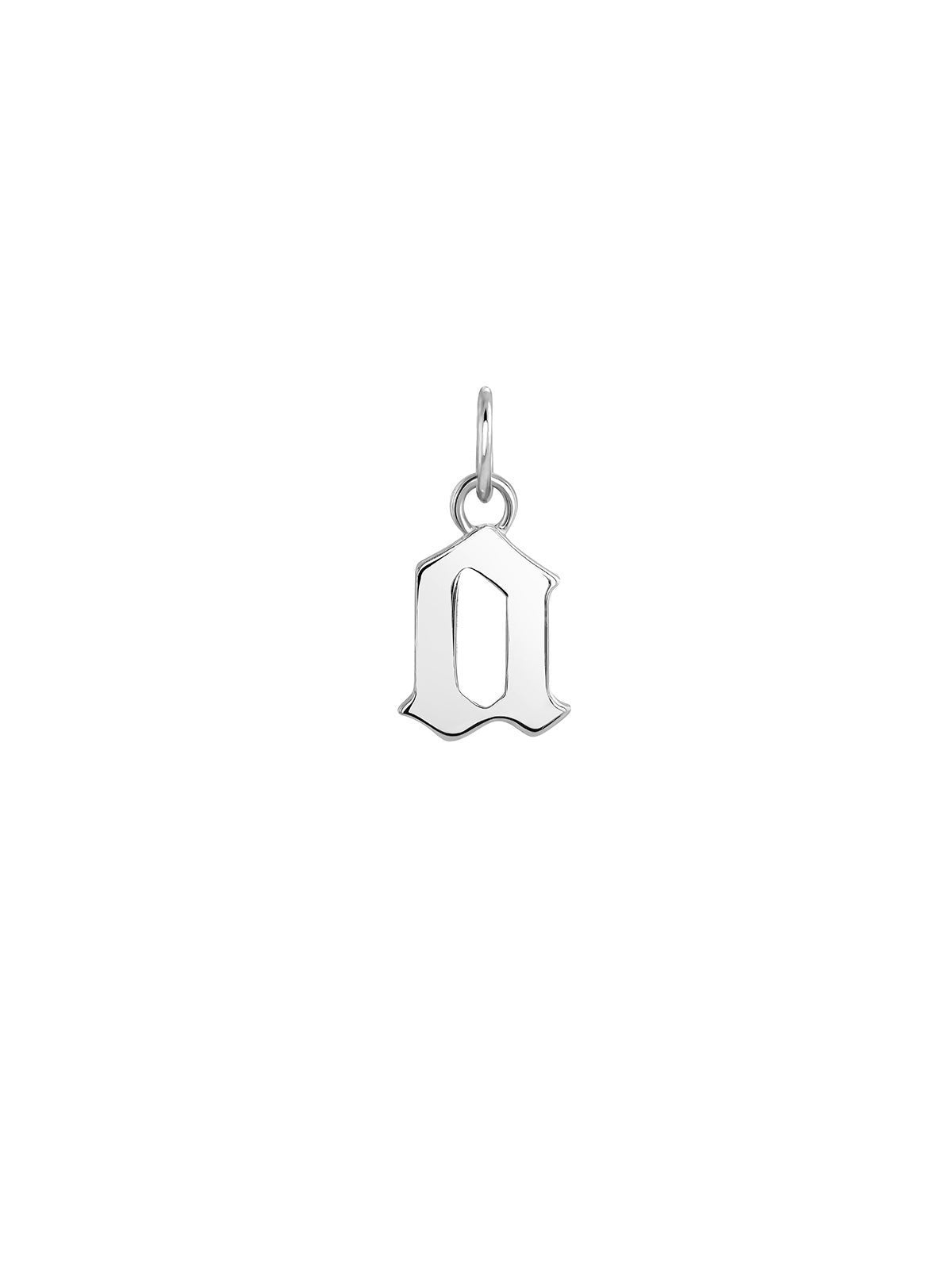 Charm de plata 925 con inicial A