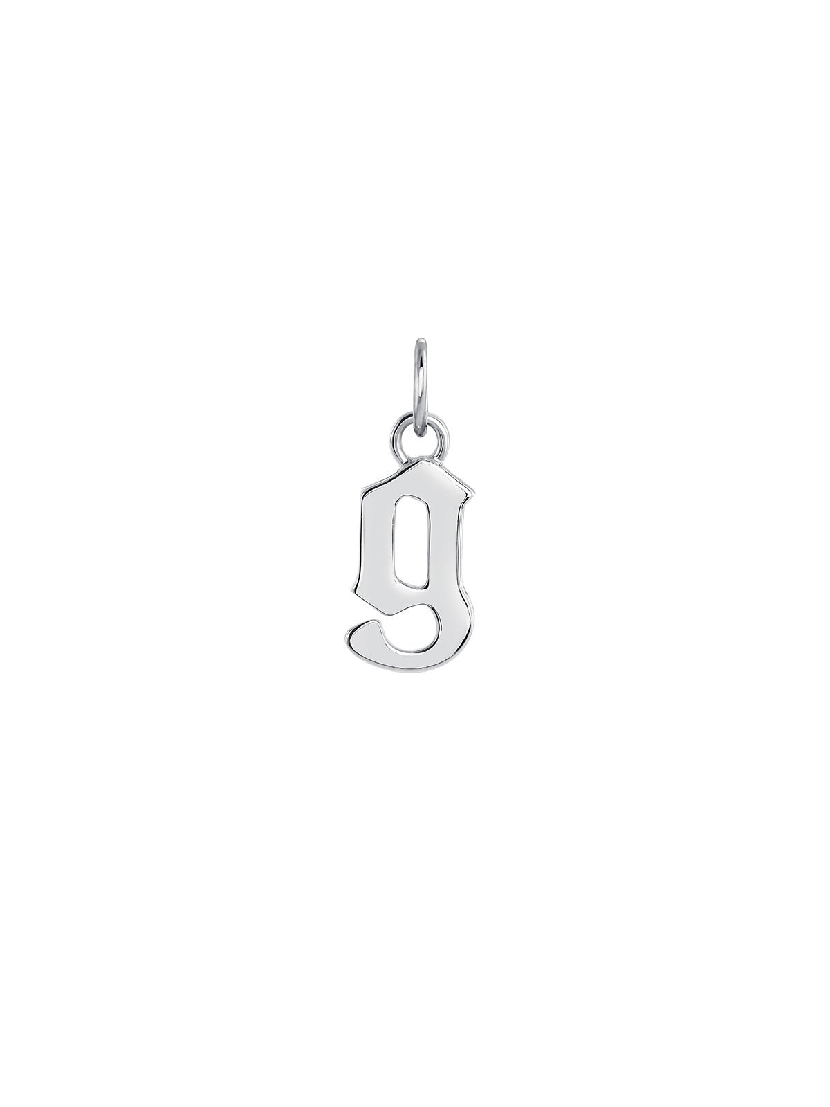 Charm de plata 925 con inicial G