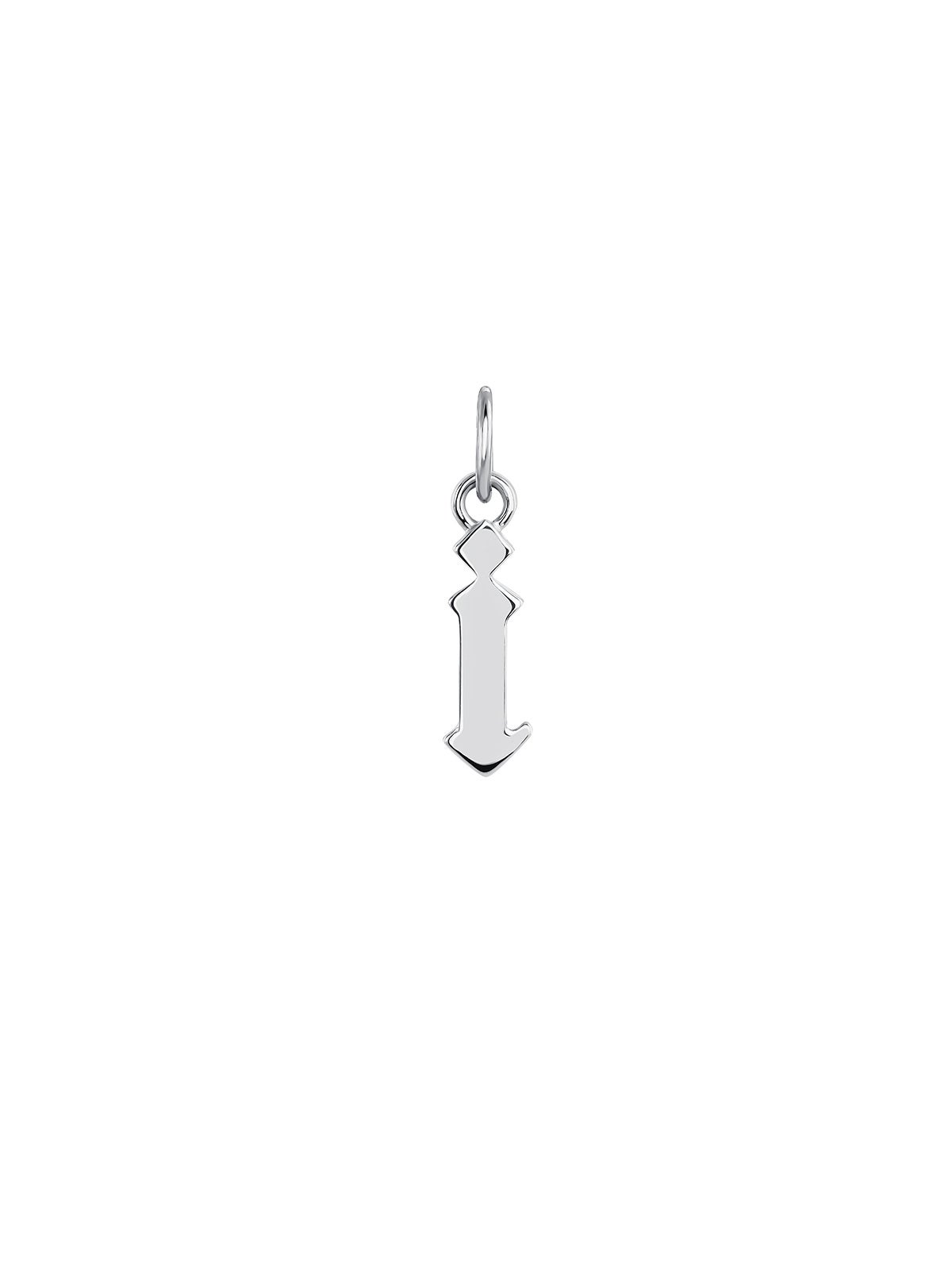 Charm de plata 925 con inicial I