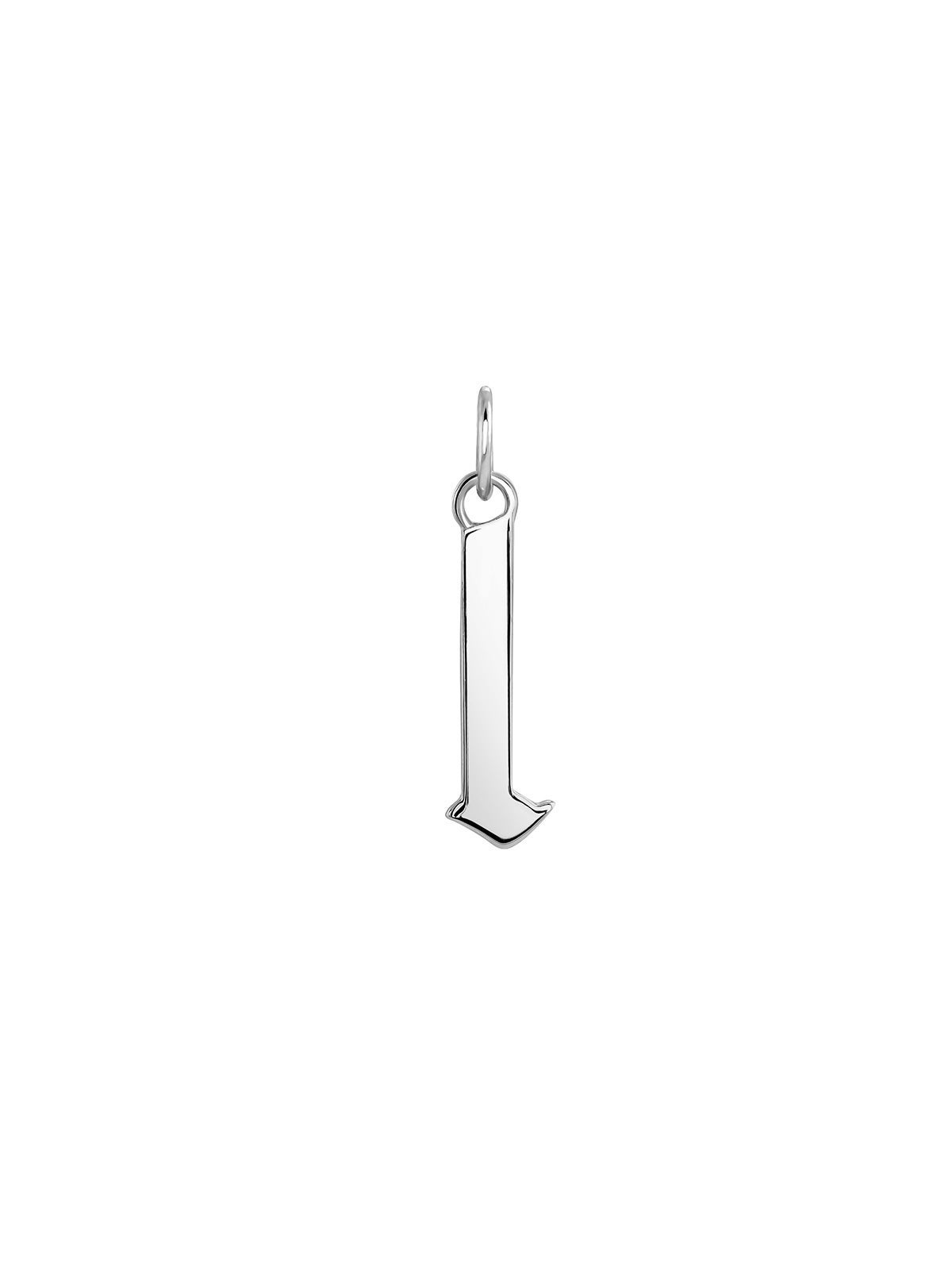 Charm de plata 925 con inicial L