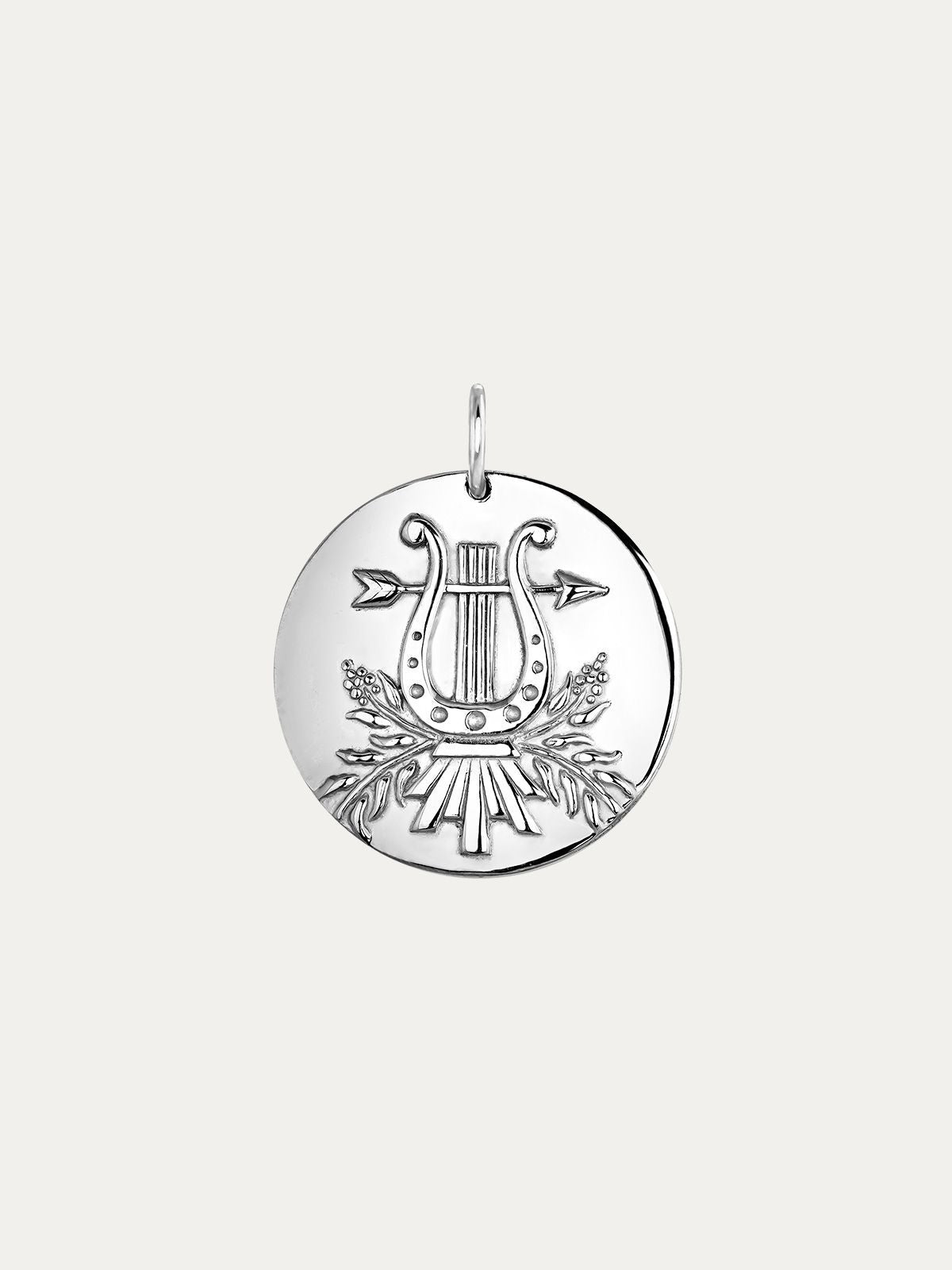Charm de plata 925 con forma de moneda