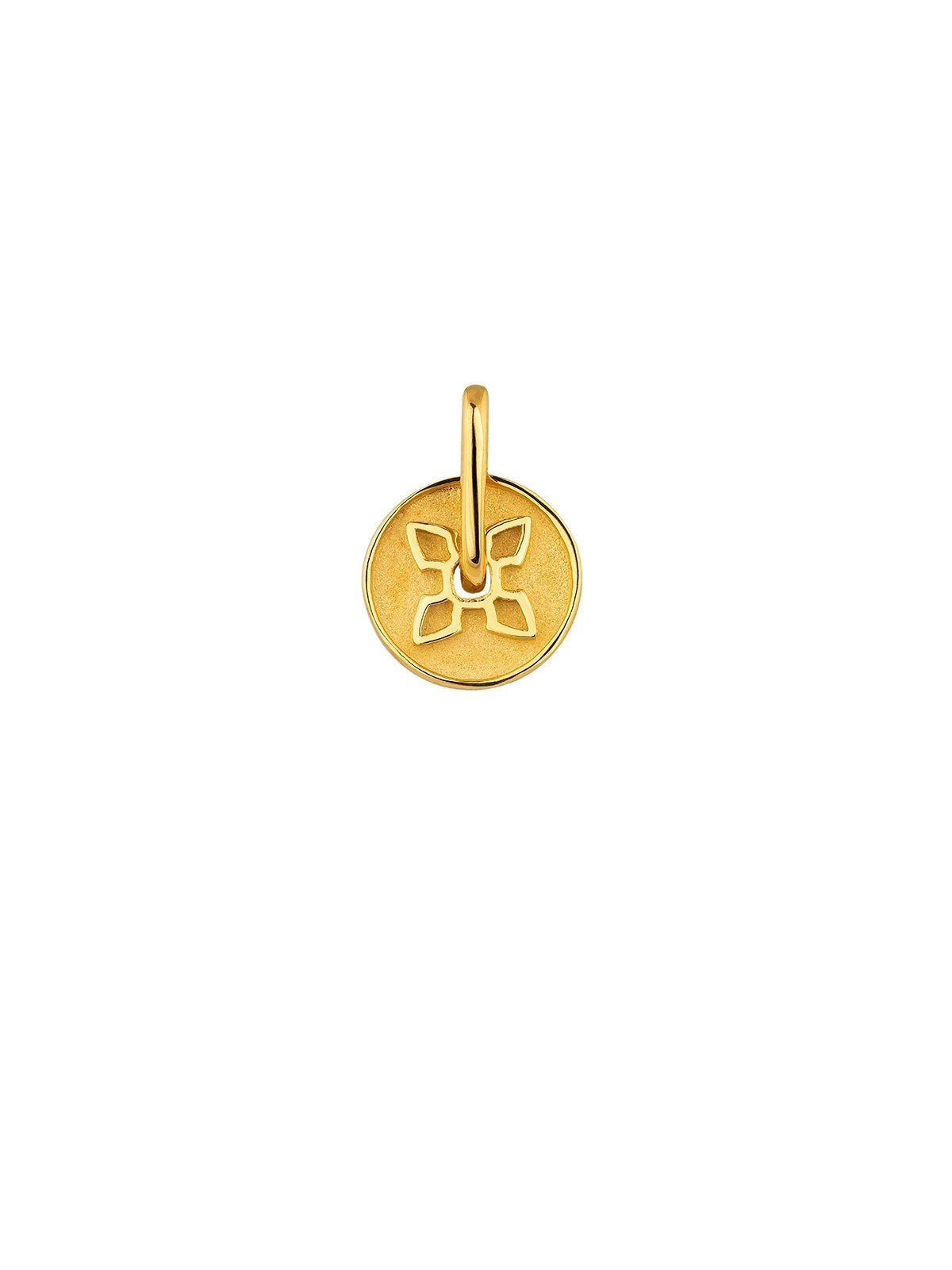 Colgante de plata 925 bañada en oro amarillo de 18K