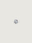 Piercing solitario de oro blanco de 9K con diamante 0,012 cts