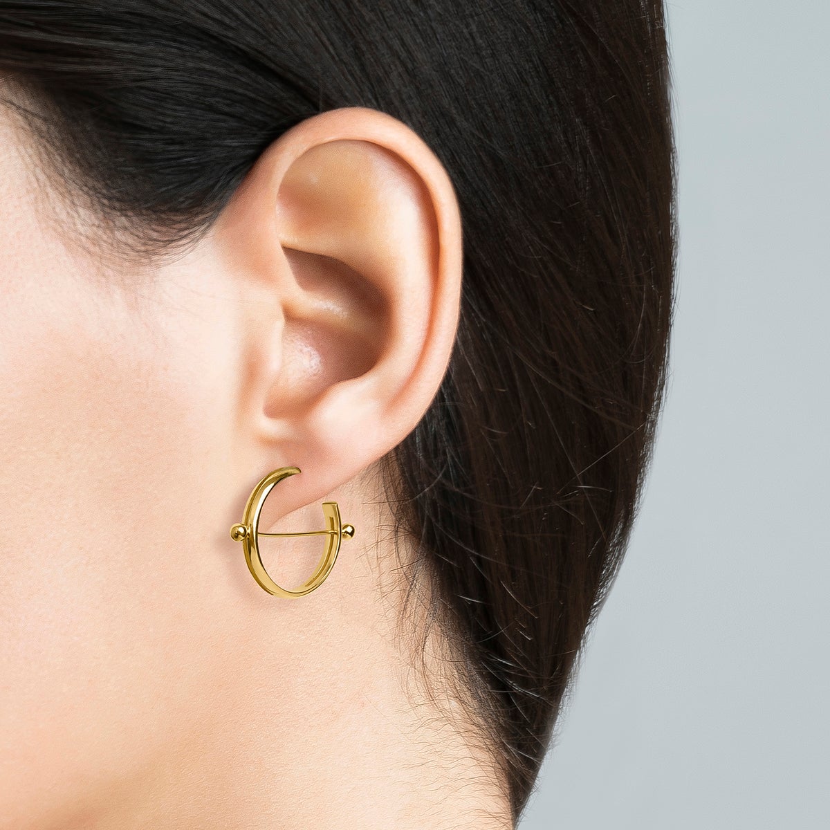 Pendientes de plata 925 bañada en oro amarillo