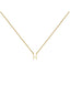 Colgante de oro amarillo de 9K con inicial H