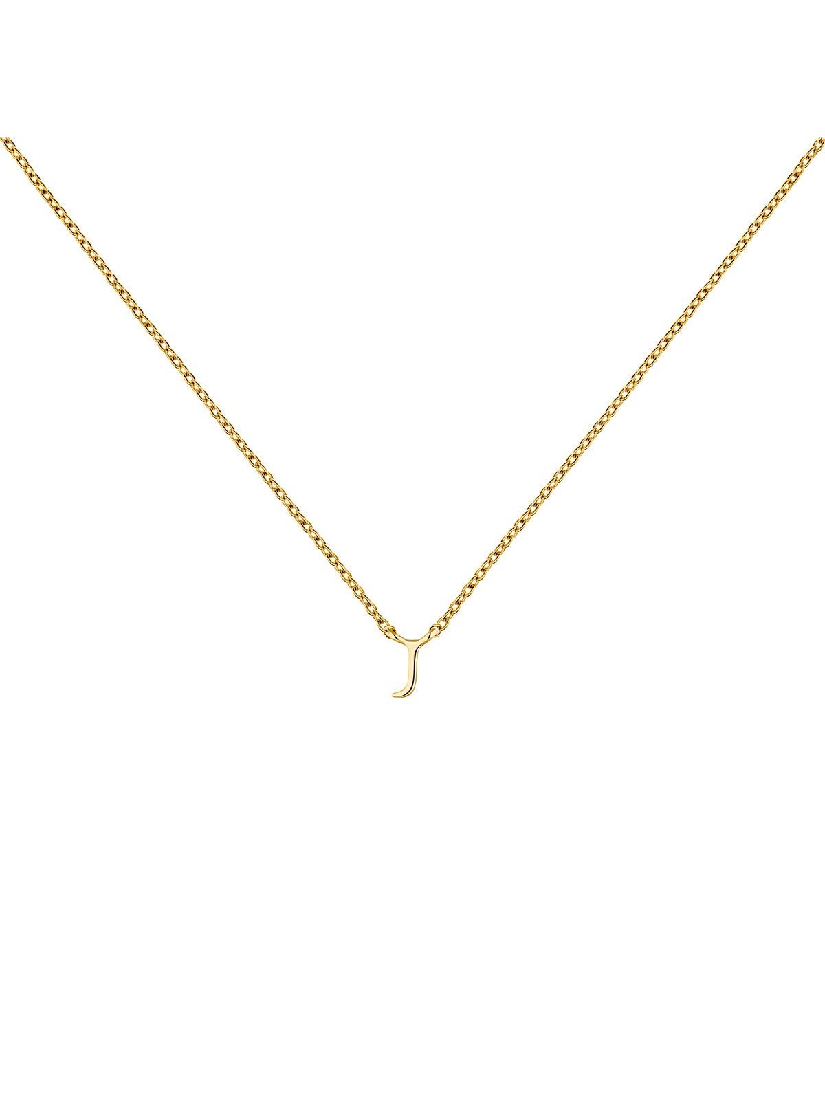 Colgante de oro amarillo de 9K con inicial J