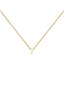 Colgante de oro amarillo de 9K con inicial J