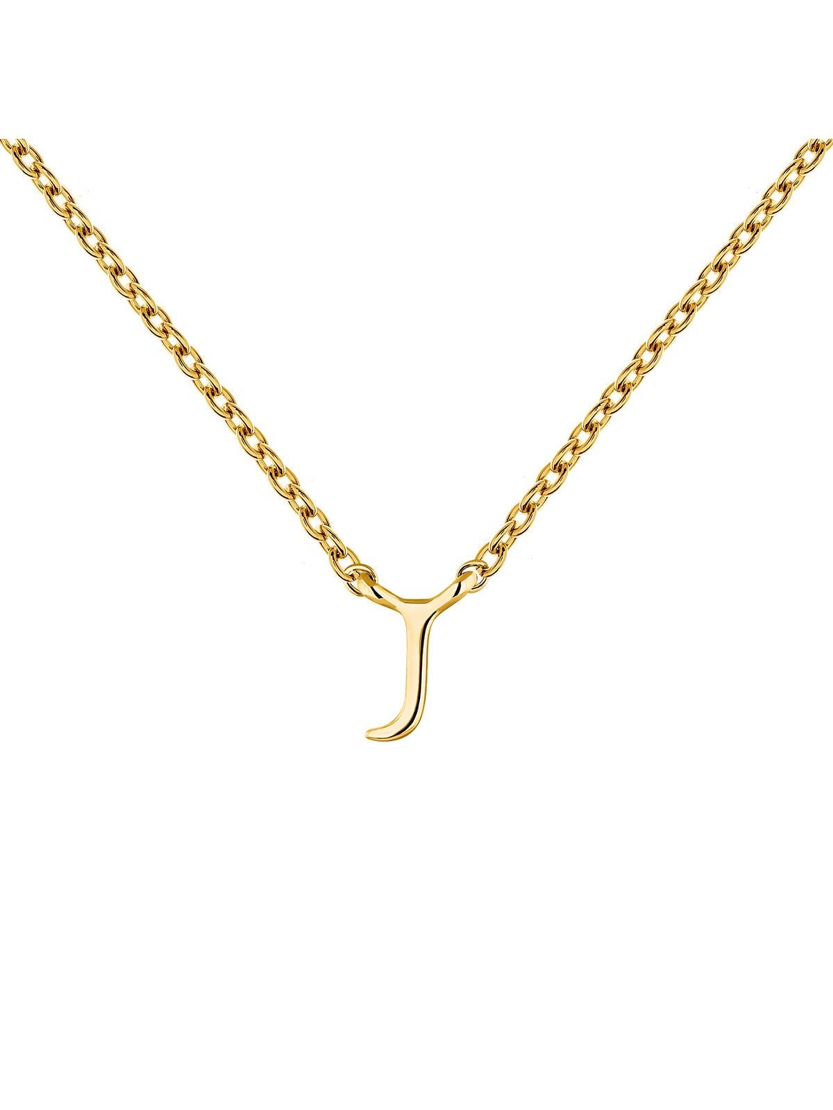 Colgante de oro amarillo de 9K con inicial J