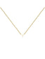 Colgante de oro amarillo de 9K con inicial T