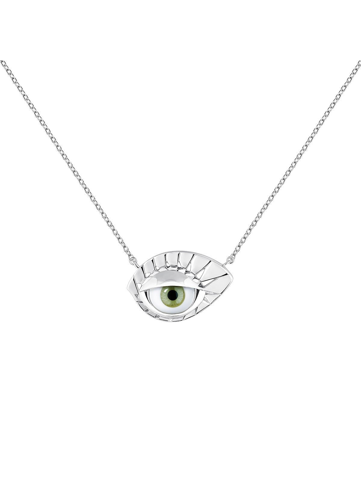 Collar de plata 925 con colgante con motivo ojo