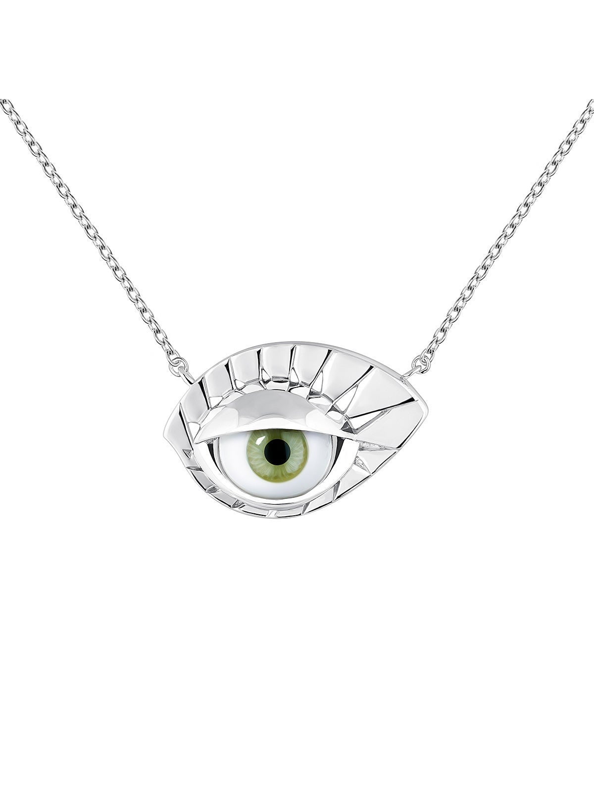 Collar de plata 925 con colgante con motivo ojo