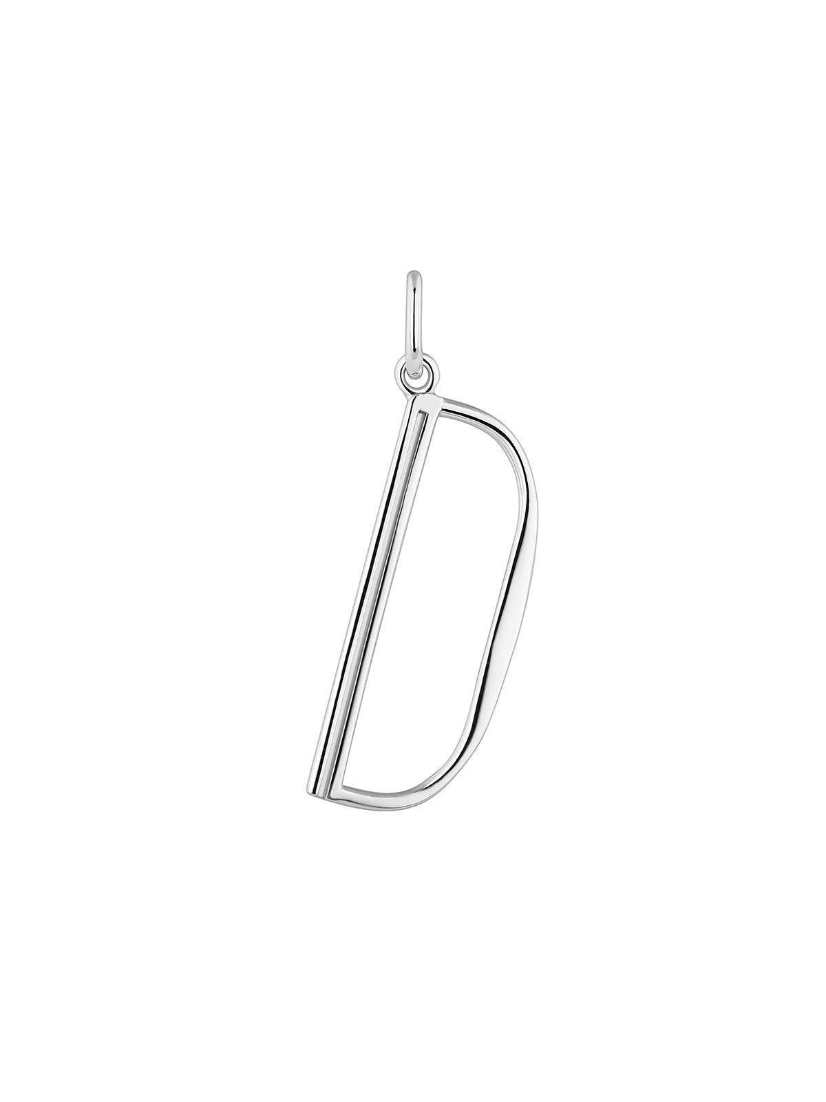 Charm de plata 925 con inicial D