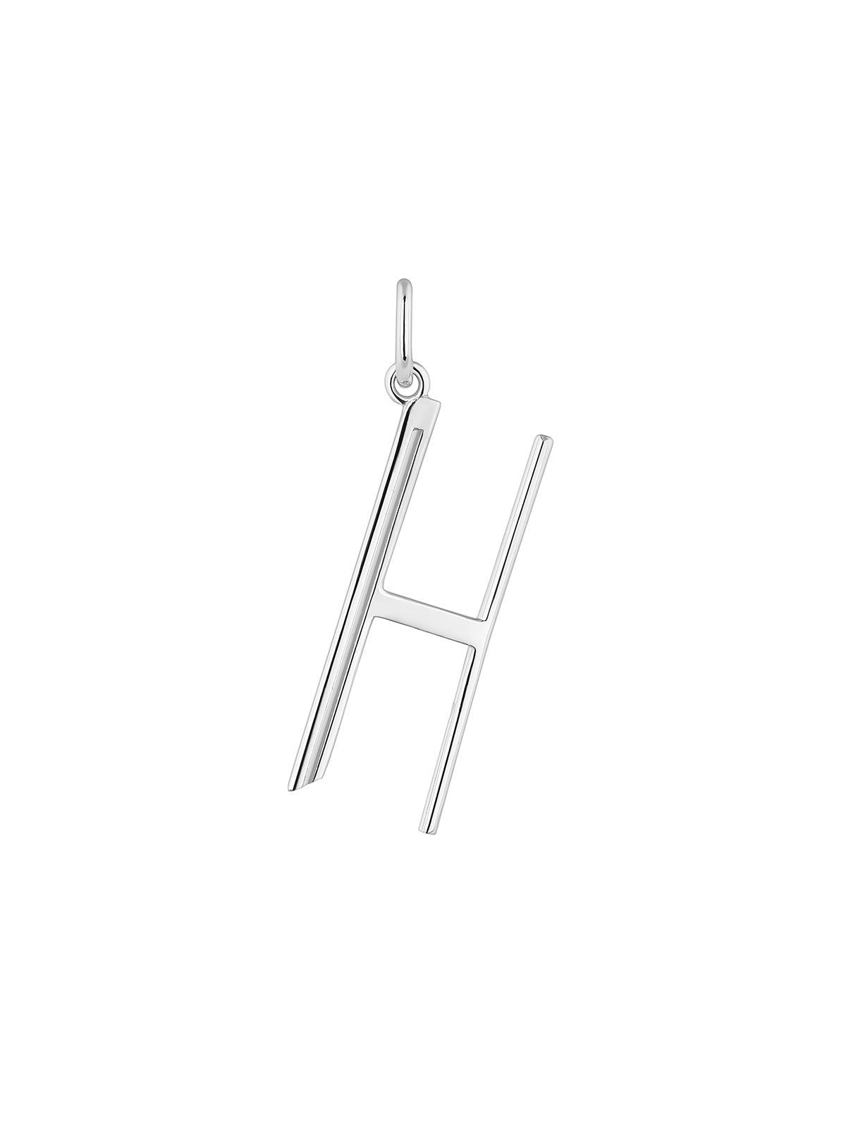 Charm de plata 925 con inicial H