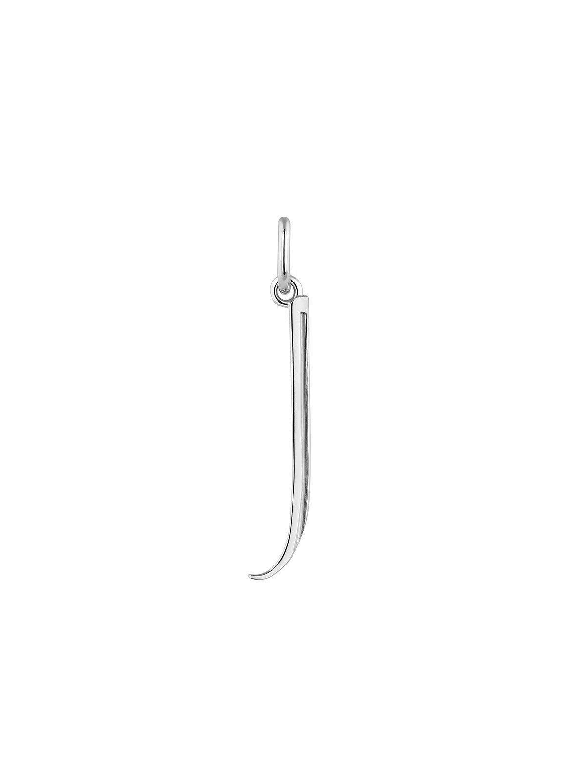 Charm de plata 925 con inicial J