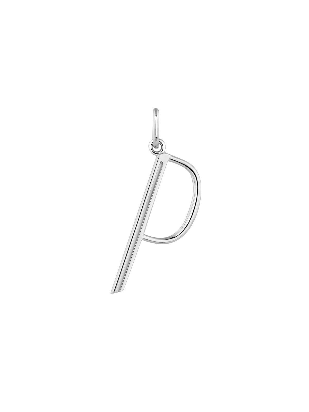 Charm de plata 925 con inicial P